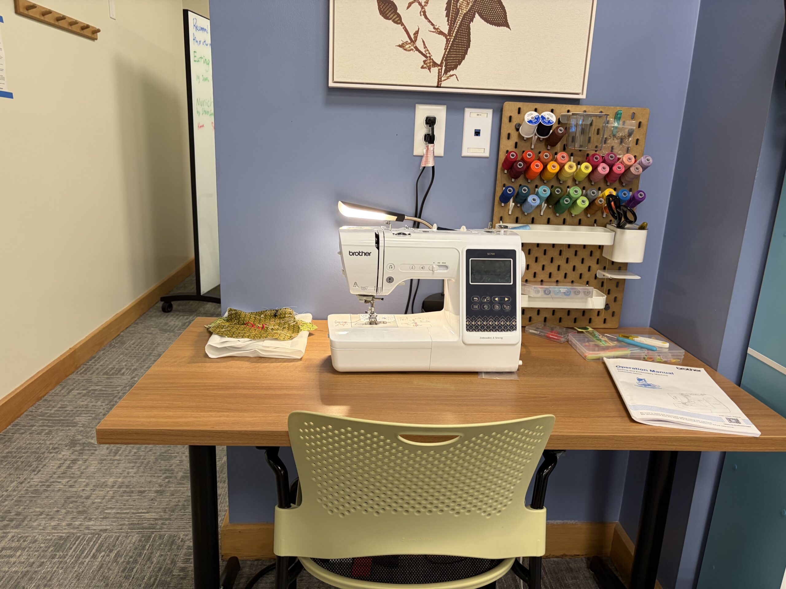 Sewing and Embroidery station